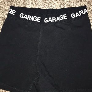 garage black spandex